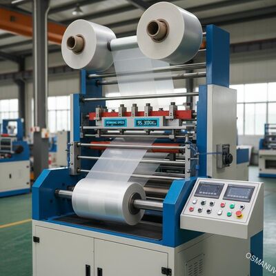 3000KG 容量フィルムラミネーションマシン,リローリングと 0-100m/min リローリング速度
