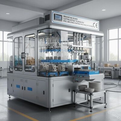 革新的なデザイン 尖端技術 紙パルス 鋳造 コーティング マシン CE 24 ステーション
