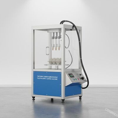 Taiyuan Changyuanノズル 110kgの重量と400 * 400 * 500mmのスプレールームで使われたパルス模造コーティングマシン