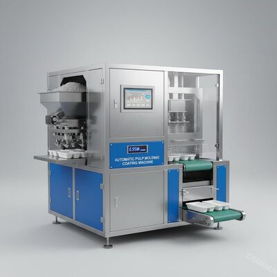 高信頼性 0.95KW 電力消費 自動パルプ 鋳造 コーティング マシン