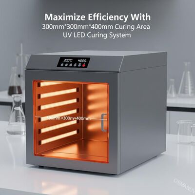 300mm*300mm*400mm 固めるエリア UV LED固めるシステムで効率を最大化