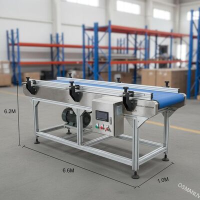 2m*0.6m*1.5m精度 コンベヤーベルトマシン 連続コンベヤーシステム