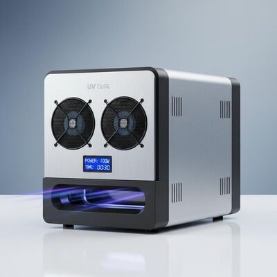 冷却方法 空気冷却 UV LED 固化機 100W 急速な乾燥プロセス
