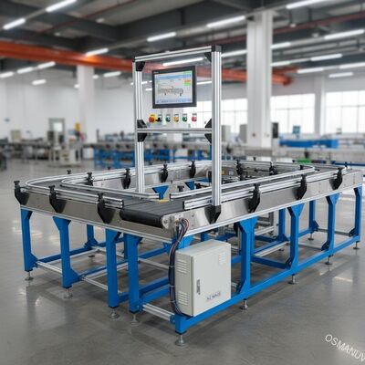 PLC制御システムを持つ自動効率操作ベルトコンベアシステム
