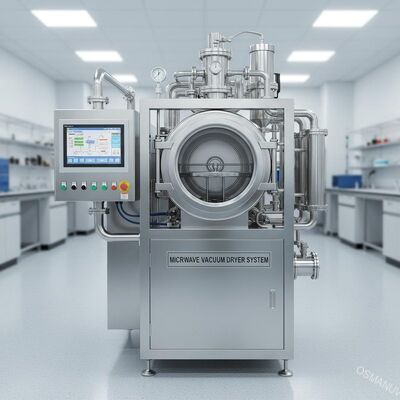 PLC制御マイクロ波真空乾燥機システム,ステンレス鋼の構造