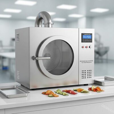 温度範囲 50~200C 食品加工用マイクロ波真空乾燥機