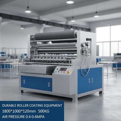 耐久性ローラーコーティング装置 1800*1000*1200mm 500kg 空気圧 0.4-0.6Mpa