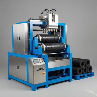 220V/50Hzコンベヤーロール製造機械 最大コーティング厚さ0.2-3mm