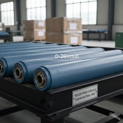 ローラー速度 0-20m/min の堅固な重量輸送ローラーとコーティング材料の塗料
