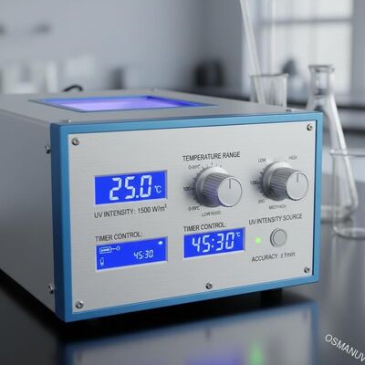 温度範囲 0~99C タイム制御精度 ±1分を持つUV強度源