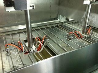 完全自動スプレーコーティングマシン 幅をカスタマイズできる,日本のIwataスプレーガン&工業用PLC制御