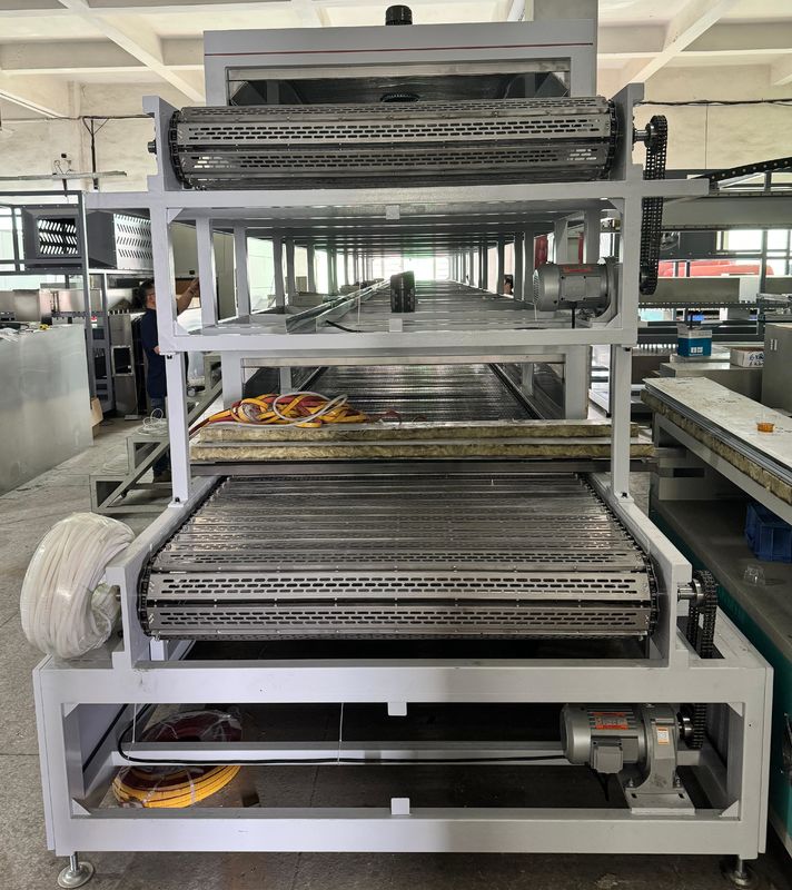 二重層天然ガス工業乾燥機 ステンレス鋼パンチングチェーン プレートベルト 紙パルス 模具 ボトル 食器 高級産業用パッケージ