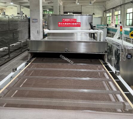 Industrial Microwave Drying Oven with Continuous Belt-Type Volumetric Heating and Customizable Power Output