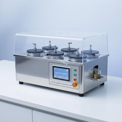 Compact 6-Station Programmable Spin Coating System for R&D and Small-Batch Pulp Tableware Production