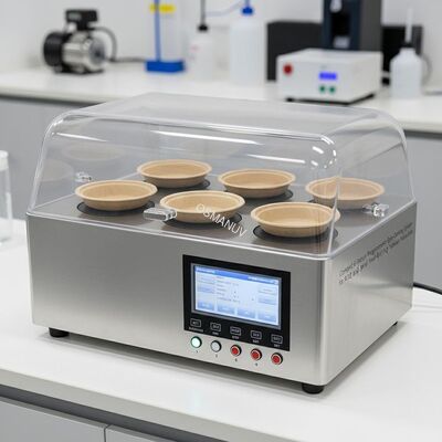 Compact 6-Station Programmable Spin Coating System for R&D and Small-Batch Pulp Tableware Production