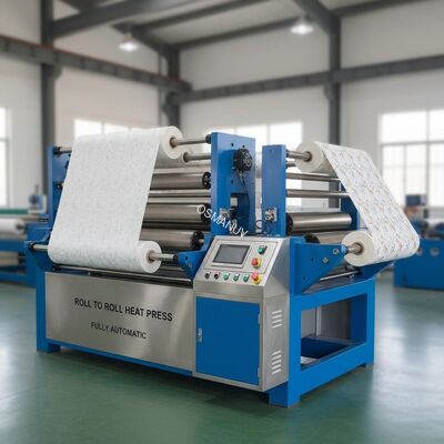 410V 50HZ 3m/Min Roll To Roll Heat Press Machine / Fully Automatic Heat Press