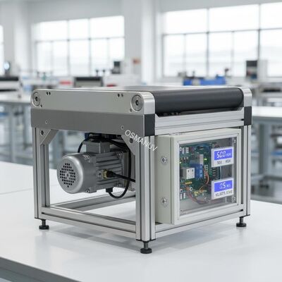 Servo Motor PLC Controlled Conveyor Belt Machine Capacity 50kg/H