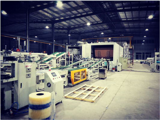 Integrated Board Line UV Coating Machine 1500mm Spray Gun 380VAC