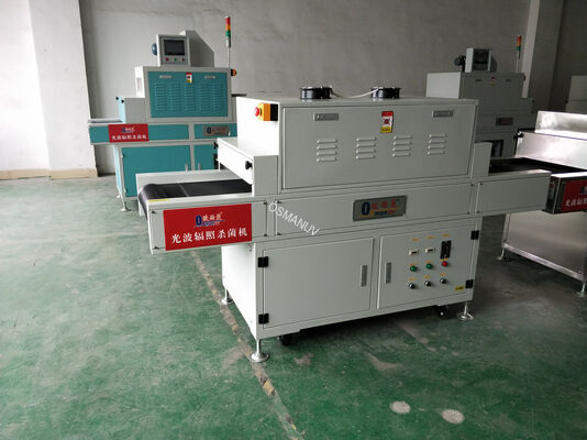 Efficient 10m/Min 2KW  Mesh Belt Uv Irradiation Machine Computer White For Food Box or Clothing or Board