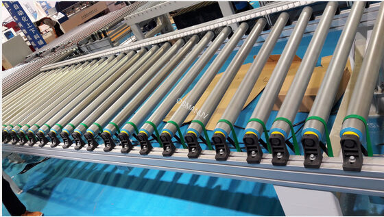 Servo Motor PLC Controlled Conveyor Belt Machine Capacity 50kg/H