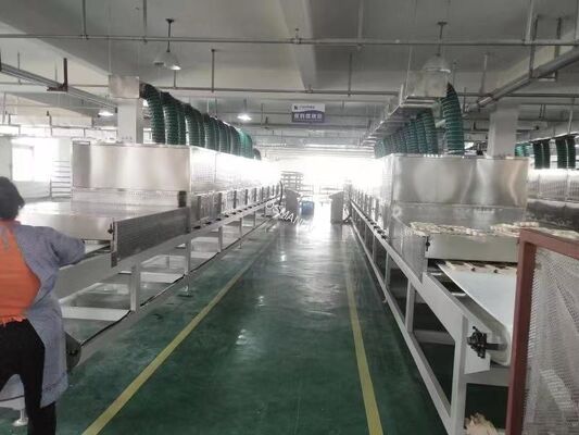 Industrial 10m/Min Microwave Dryer Machine 380V For Box Board or Lunch Box