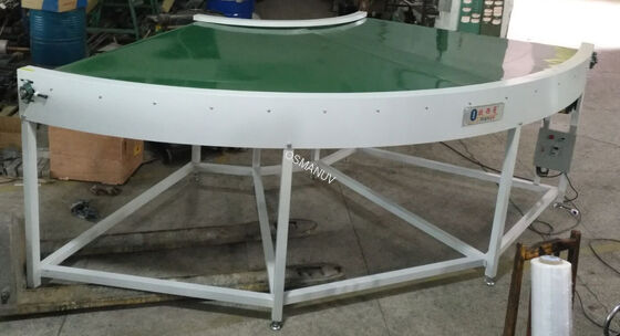 Servo Motor PLC Controlled Conveyor Belt Machine Capacity 50kg/H