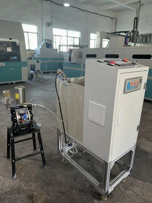 パルプ・モールド・フード・ボックスのための単ステーションスピンコーティング・マシン R&D - プログラム可能な速度 100-10,000 RPM 調節可能な固定装置と配方開発